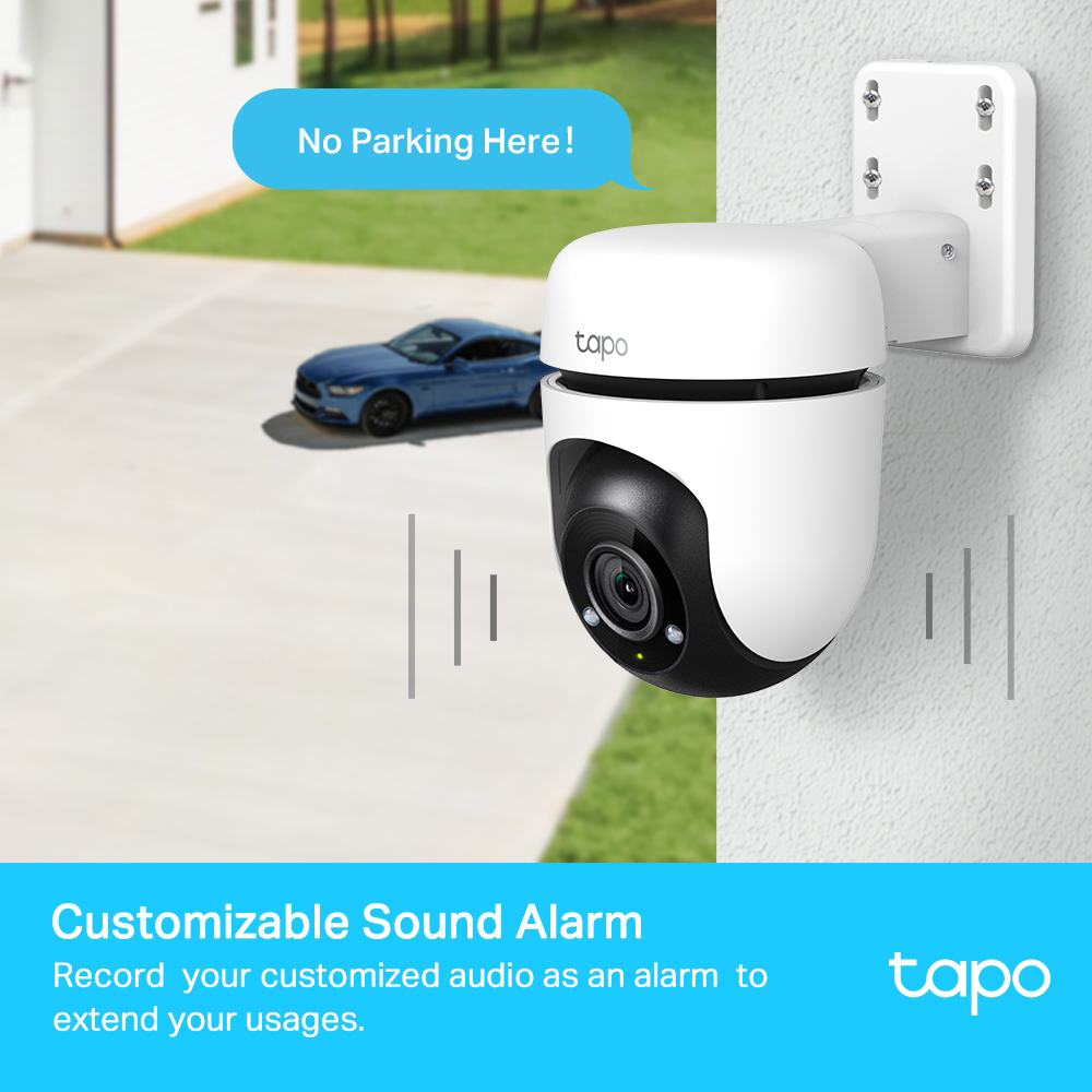 tp link tapo outdoor pan tilt security wifi camera